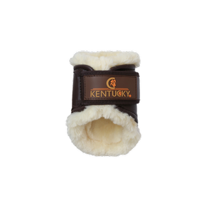 Ochraniacze tylne z futrem do codziennego użytku i na padok Kentucky Horsewear Turnout Boots Leather