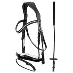 Ogłowie anatomiczne z lakierowanym nachrapnikiem szwedzkim ANKY® Comfort Fit Anatomical