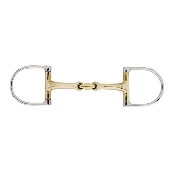 Wędzidło D-ring Kavalkade KavalBits - podwójnie łamane