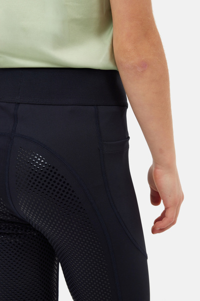Legginsy młodzieżowe z pełnym lejem silikonowym HORZE Young Rider Maia