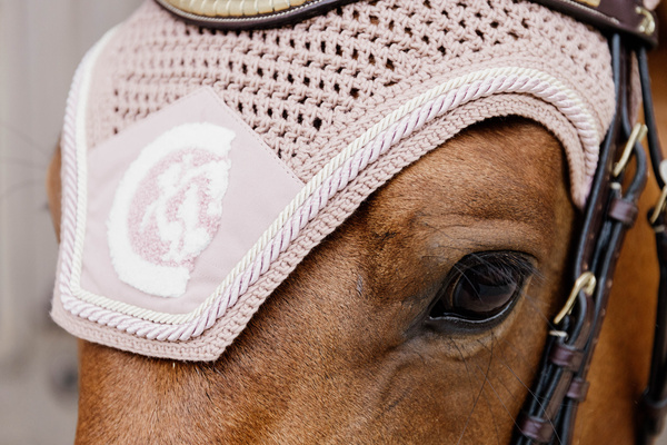 Nauszniki klasyczne Kentucky Horsewear 3D Logo Rope