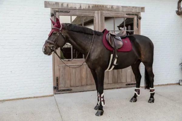 Ochraniacze przednie z futrem Kentucky Horsewear Bamboo Elastic