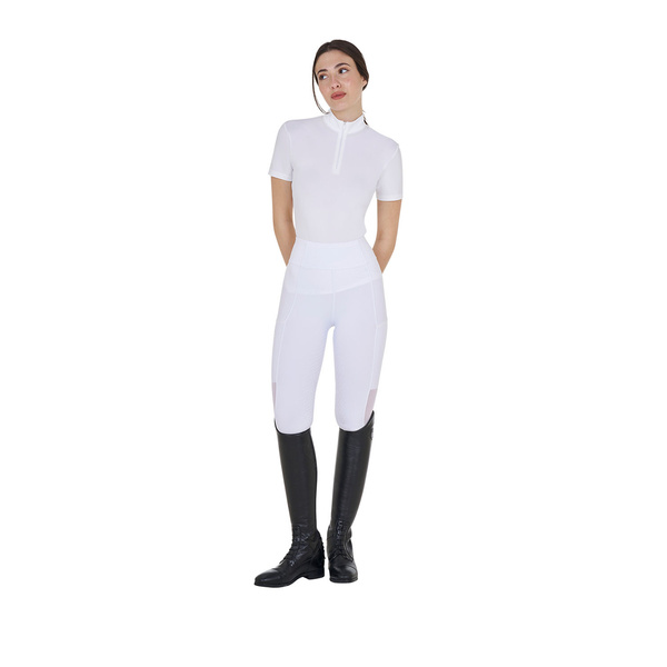Legginsy jeździeckie z pełnym lejem silikonowym Equestro