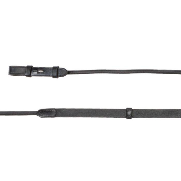 Wodze skórzane ze stoperami Kavalkade Fleur- szerokość 16 mm