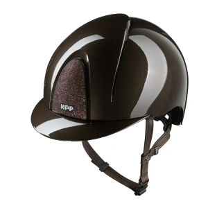 Kask jeździecki KEP Italia Smart Nova Polish Brown Star Brown