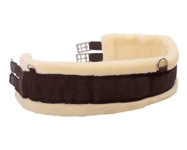 Popręg wszechstronny z futrem QHP Ontario