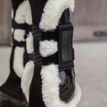 Ochraniacze przednie z futrem Kentucky Horsewear Bamboo Velcro