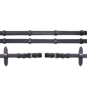 Wodze skórzane ze stoperami i naciągiem gumowym Schockemöhle Sports