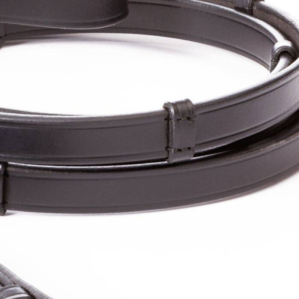 Wodze skórzane ze stoperami Kavalkade - szerokość 16 mm