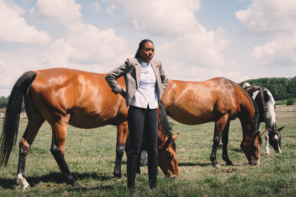 Damskie bryczesy jeździeckie z kolanowym lejem silikonowym Kentucky Ridingwear Miami