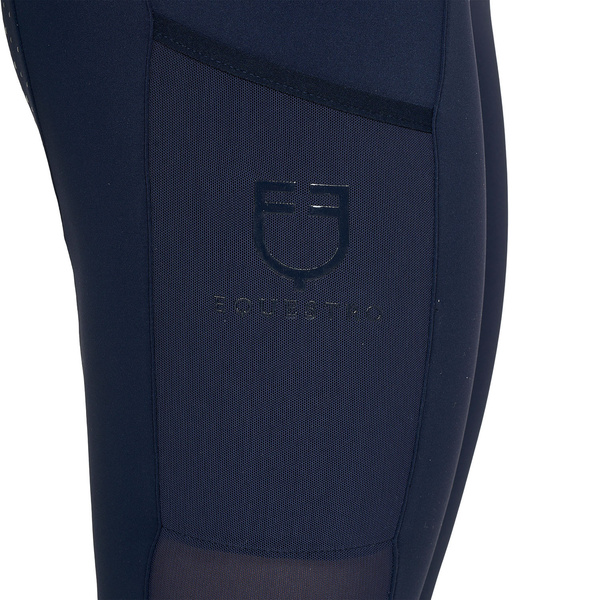 Legginsy jeździeckie z pełnym lejem silikonowym Equestro