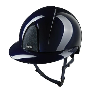 Kask jeździecki z szerokim daszkiem KEP Italia Smart Nova Polish Blue Star Blue