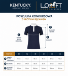 Damska koszula konkursowa z krótkim rękawem Kentucky Ridingwear Classic