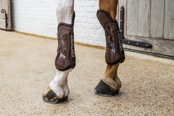 Ochraniacze przednie z wydłużoną ochroną Kentucky Horsewear Bamboo Shield Front Boots with Knee Protection