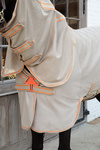 Derka siatkowa przeciw owadom z kapturem i osłoną brzucha Kentucky Horsewear Mesh Fly Rug Comfort Classic