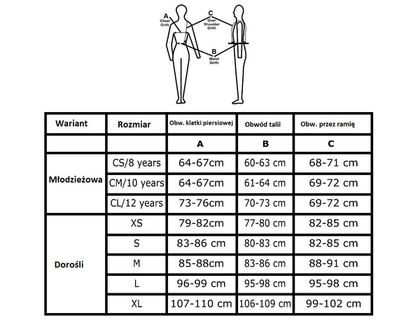 Kamizelka ochronna dla dorosłych START