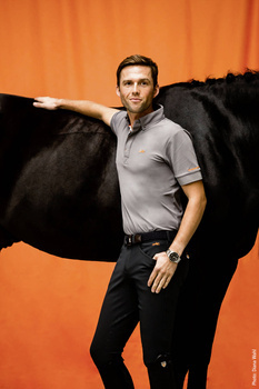 Bryczesy męskie z pełnym lejem silikonowym Schockemöhle Sports Hero