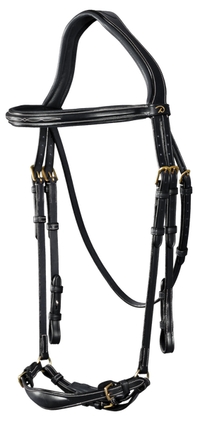 Ogłowie z nachrapnikiem hanowerskim Dy'on D Collection DYAAAE