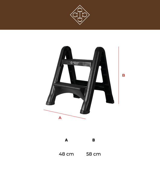 Składane schodki do pielęgnacji i wsiadania na konia Grooming Deluxe