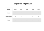 Wędzidło zwykłe FAGER Axel Sweet Gold - podwójnie łamane