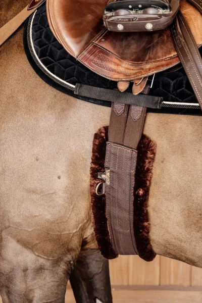 Popręg z futrem syntetycznym Kentucky Horsewear Sheepskin Girth