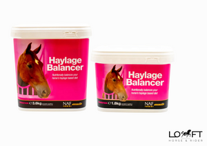Suplement wspomagający konie karmione sianokiszonką NAF Haylage Balancer