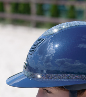 Kask jeździecki z szerokim daszkiem Fair Play Quantinum 2.0 Eclipse Shiny