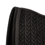 Czaprak ujeżdżeniowy Kentucky Horsewear Velvet Fishbone Plaited Glitter Rope