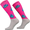 neonowy różowy/niebieski