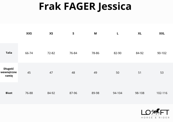 Frak damski FAGER Jessica