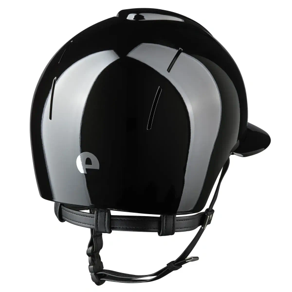 Kask jeździecki z szerokim daszkiem KEP Italia Smart Nova Polish Black