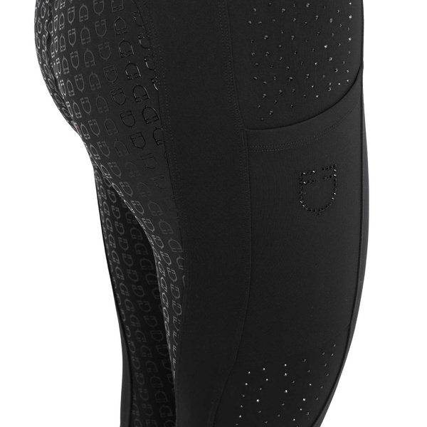 Legginsy z pełnym lejem silikonowym Equestro Rhinestones