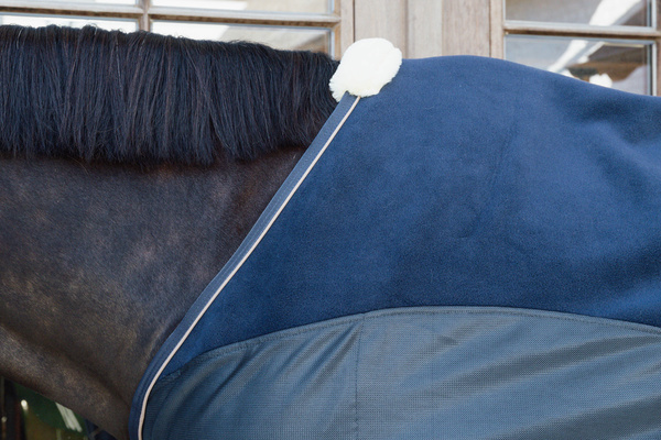 Derka polarowo-siatkowa Kentucky Horsewear Fleece Mesh Cooler Combo