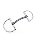 Wędzidło D-ring FAGER Greta Titanium - pojedynczo łamane