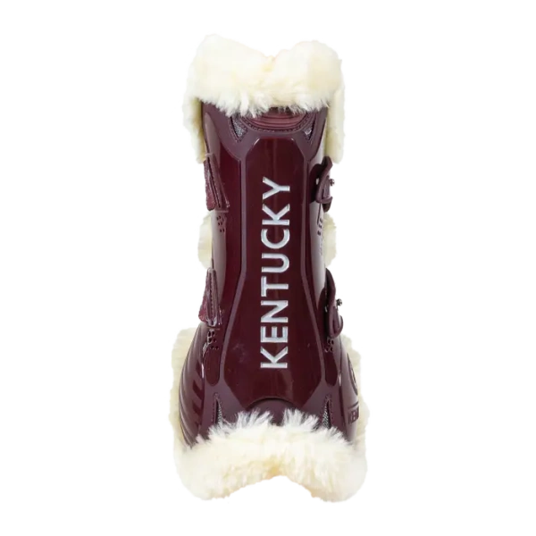 Ochraniacze przednie z futrem Kentucky Horsewear Bamboo Elastic