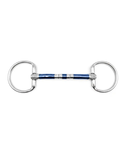 Wędzidło oliwkowe FAGER Niklas Sweet Iron - podwójnie łamane