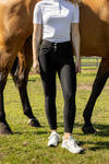 Damskie legginsy jeździeckie z pełnym lejem silikonowym Kentucky Ridingwear Riding Legging Classic