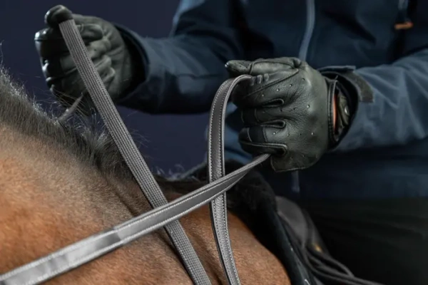 Wodze skórzano-gumowe Dy'on US Collection US05F