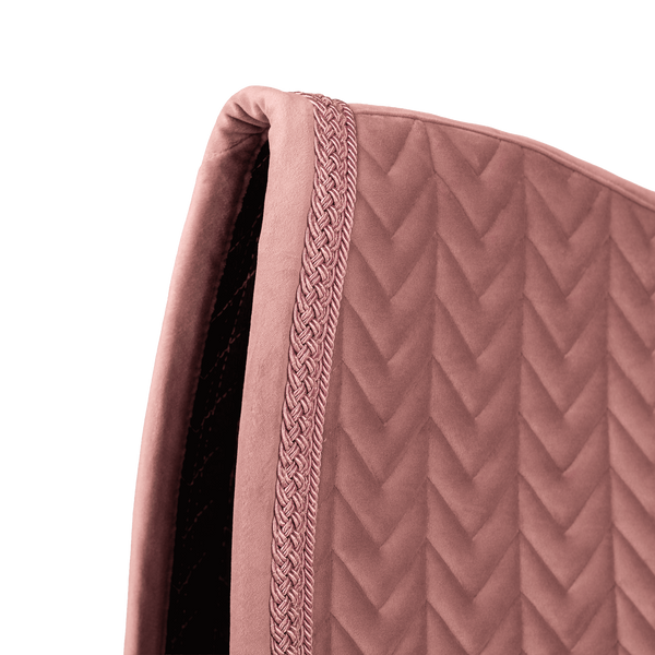 Czaprak ujeżdżeniowy Kentucky Horsewear Velvet Fishbone Plaited Glitter Rope