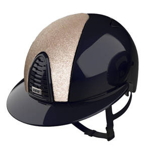 Kask z szerokim daszkiem KEP Cromo 2.0 Polish/PINK STAR FABRIC L (59-62)