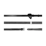 Wodze skórzano-gumowe Dy'on New English Collection NE05F