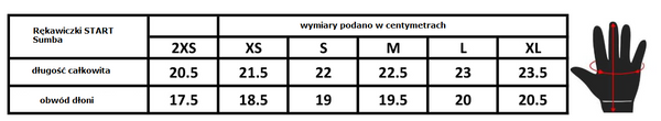 Rękawiczki START Sumba