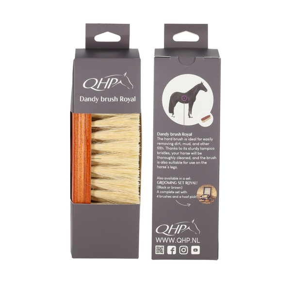 Szczotka dla konia do codziennej pielęgnacji QHP Royal