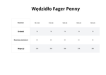 Wędzidło oliwkowe FAGER Penny Basic Line - podwójnie łamane
