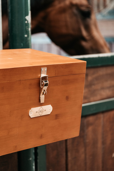 Skrzynka na akcesoria jeździeckie na boks Grooming Deluxe Stable Tack Box