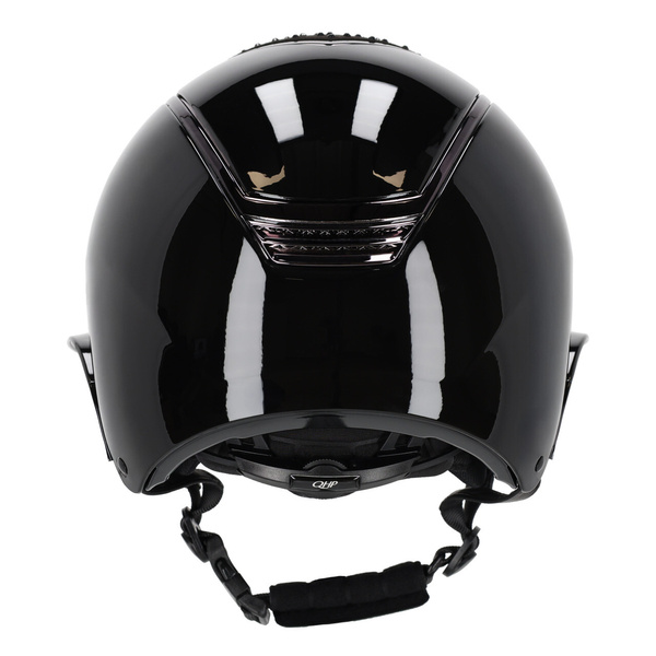 Kask jeździecki z szerokim daszkiem QHP Memphis Polo