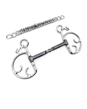 Kimblewick FAGER Fredric Titanium - podwójnie łamany