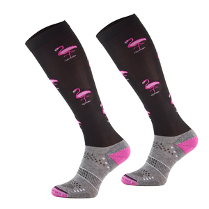 Podkolanówki jeździeckie Comodo Technical Soft Flamingo