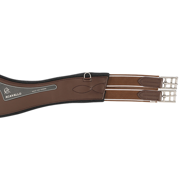 Popręg anatomicznyz żelem i powłoką PVC Acavallo