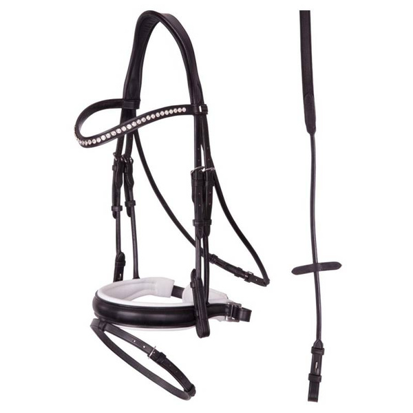 Ogłowie anatomiczne z nachrapnikiem szwedzkim ANKY® Comfort Fit Combined